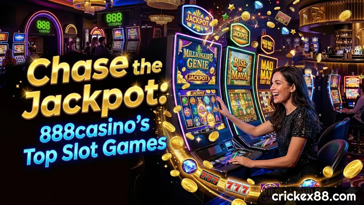 888casino slot games, jackpots and live slot tournaments